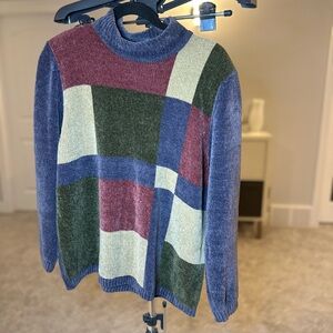 Vintage Alfred Dunner Multicolor Knit Sweater